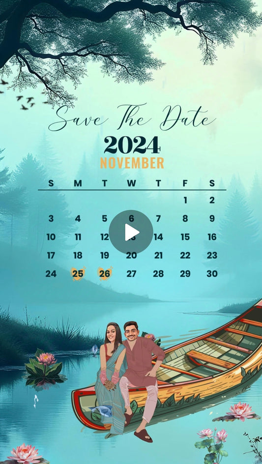 Boat Save the Date Theme